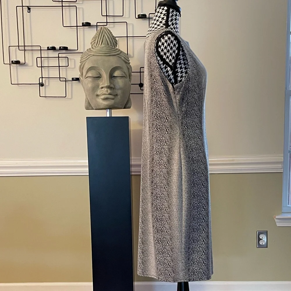 Designer NINE WEST “Snake Skin” Look Sheath Dress - Picture 4 of 11